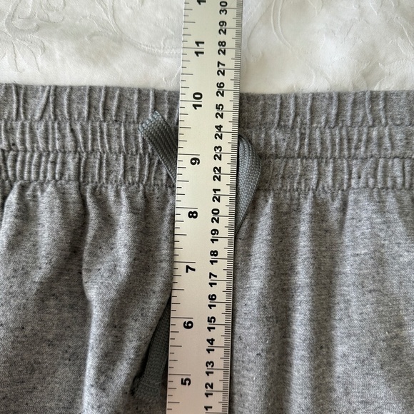 Nike Kid's Gray Sweatpants Joggers Elastic Waist Size Large Pink Logo School - Picture 10 of 14